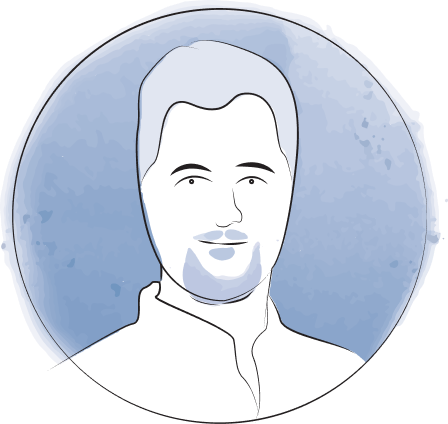 Illustration portrait of Jeff McSpadden